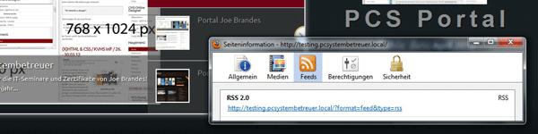 RSS 2.0 Feed im Mozilla Firefox pcs-rss-feed-600px