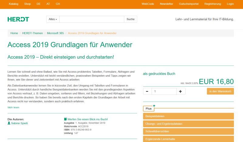 Herdt-Skript Access 2019 Grundlagen 800px