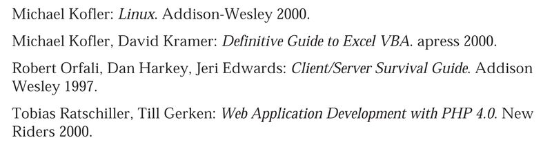 Bücher nach Kofler 800px